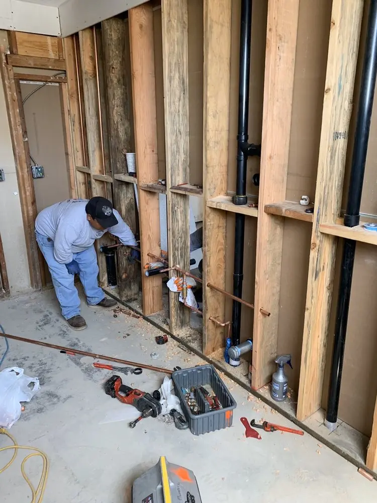 Commercial rough-in plumbing for Gas Line Repair in Beltway Commerce Center